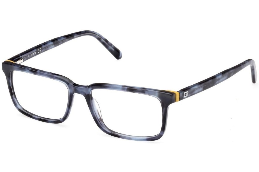 Okulary korekcyjne Guess GU50068 092 Prostokątne Niebieskie