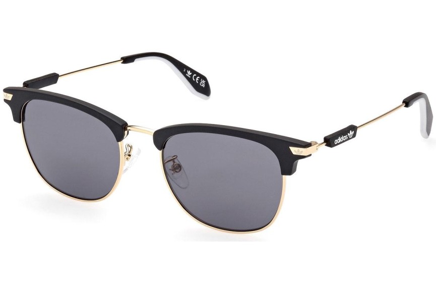 Okulary przeciwsłoneczne Adidas Originals OR0083 02A Browline Czarne