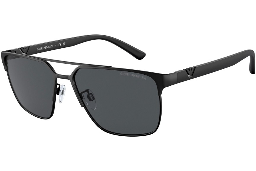 Okulary przeciwsłoneczne Emporio Armani EA2134 300187 Kwadratowe Czarne