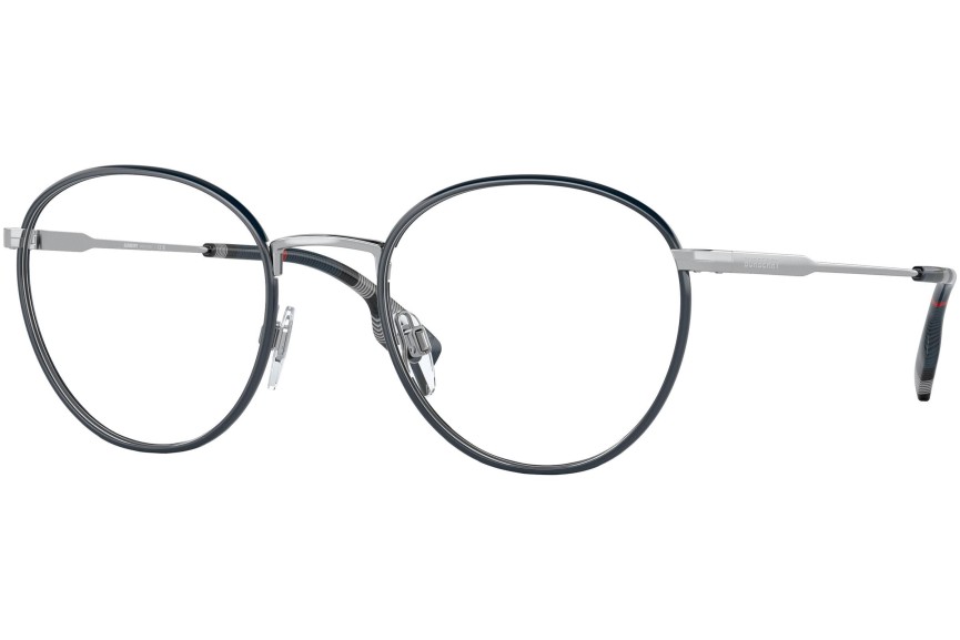 Okulary korekcyjne Burberry Hugo BE1373 1005 Okrągłe Srebrne