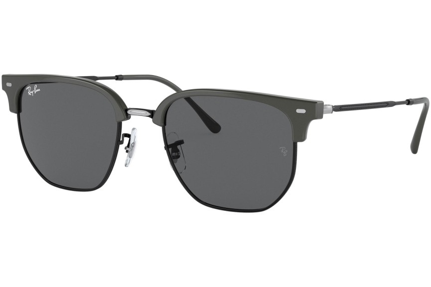 Okulary przeciwsłoneczne Ray-Ban New Clubmaster RB4416 6653B1 Browline Szare