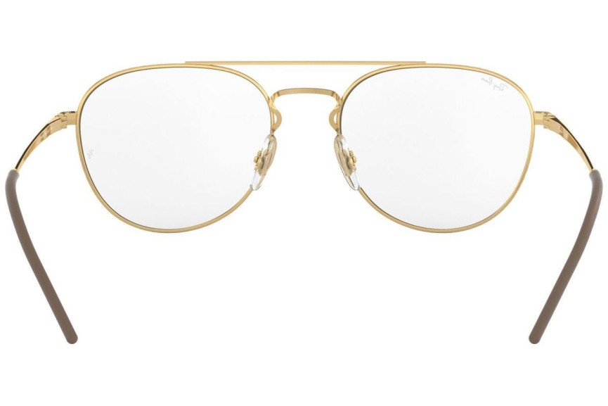 Ochelari Ray-Ban RX6414 2500 Pilot Aurii