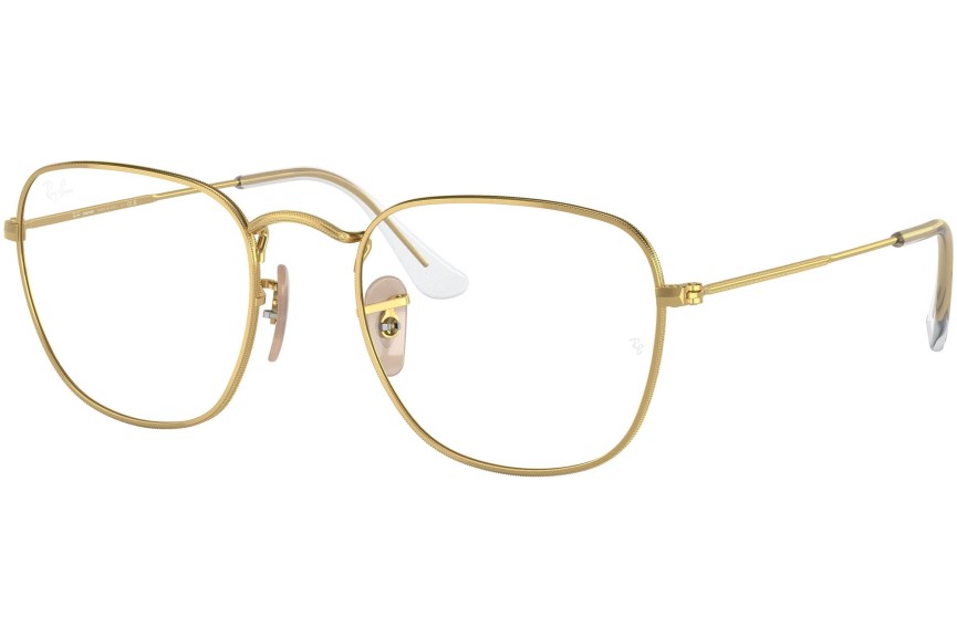 Okulary przeciwsłoneczne Ray-Ban Frank RB3857 001/GH Kwadratowe Złote