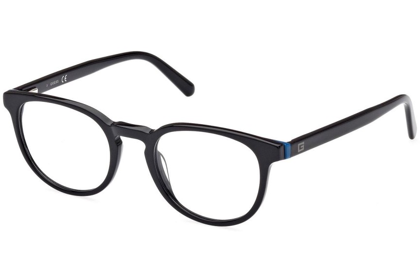 Okulary korekcyjne Guess GU50069 001 Okrągłe Czarne
