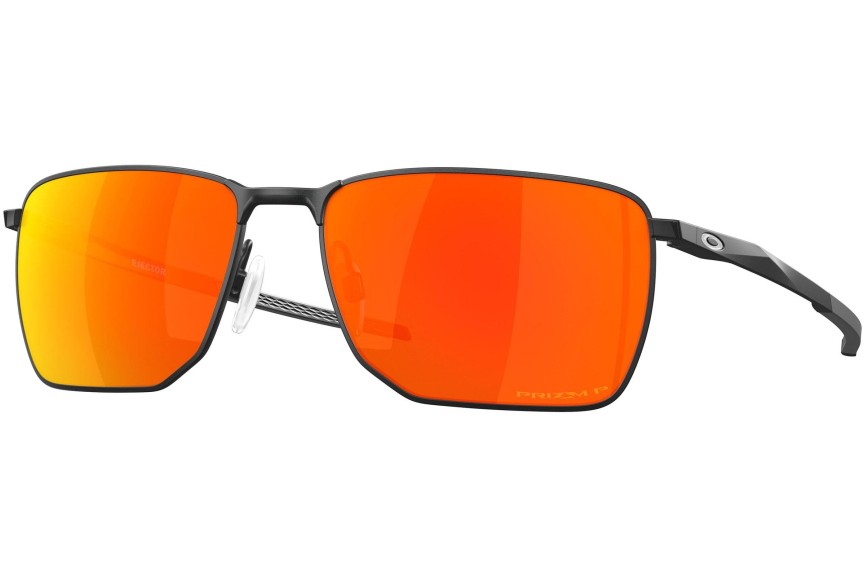 Okulary przeciwsłoneczne Oakley Ejector OO4142-15 Polarized Kwadratowe Havana