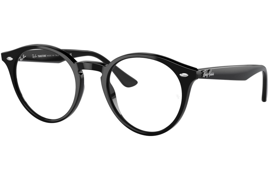 Okulary przeciwsłoneczne Ray-Ban RB2180 601/MF Okrągłe Czarne