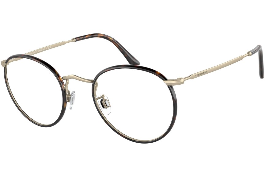 Okulary korekcyjne Giorgio Armani AR112MJ 3002 Okrągłe Złote