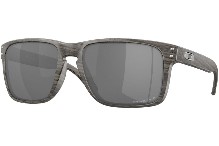 Okulary przeciwsłoneczne Oakley Holbrook XL OO9417-34 Polarized Kwadratowe Brązowe
