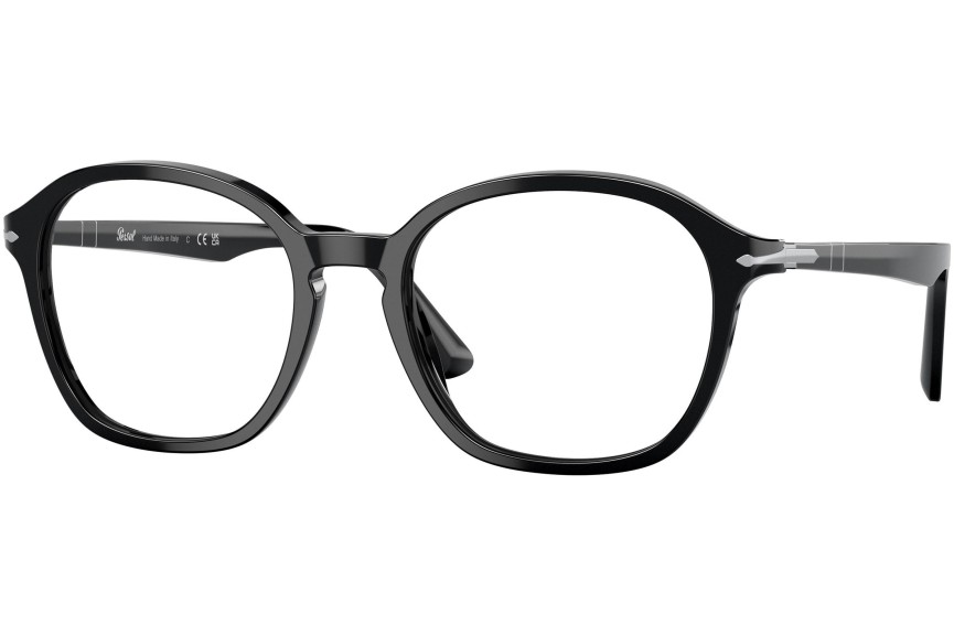 Okulary korekcyjne Persol PO3296V 95 Kwadratowe Czarne