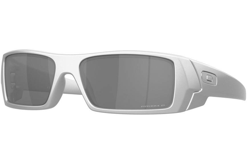 Okulary przeciwsłoneczne Oakley Gascan X-Silver Collection OO9014-C1 Polarized Prostokątne Srebrne