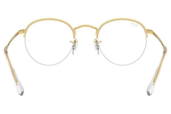 Okulary korekcyjne Ray-Ban Round Gaze RX3947V 3086 Okrągłe Złote