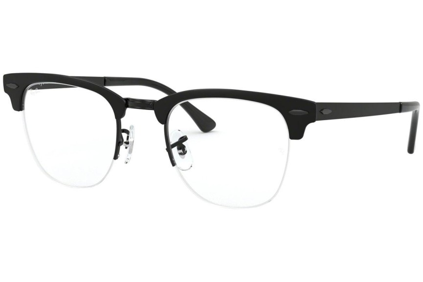 Okulary korekcyjne Ray-Ban Clubmaster Metal RX3716VM 2904 Browline Czarne