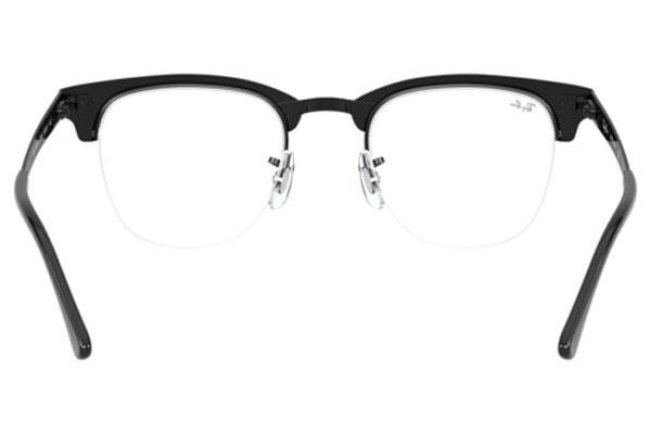 Okulary korekcyjne Ray-Ban Clubmaster Metal RX3716VM 2904 Browline Czarne