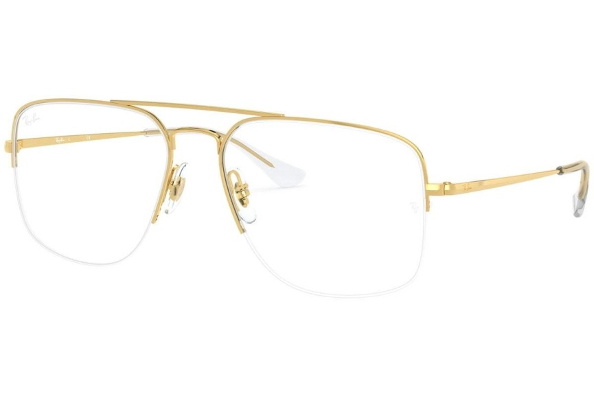 Okulary korekcyjne Ray-Ban The General Gaze RX6441 2500 Pilotki (Aviator) Złote
