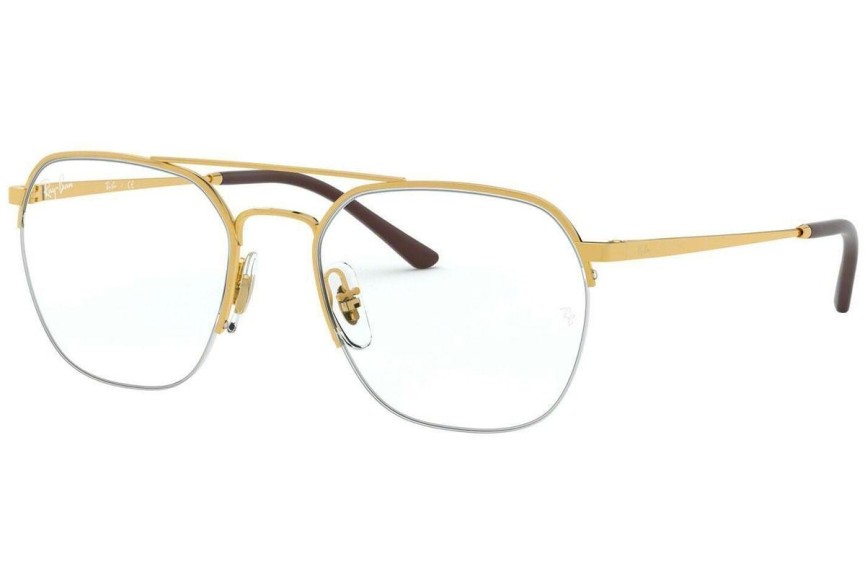 Brillen Ray-Ban RX6444 2500 Vierkant Goud