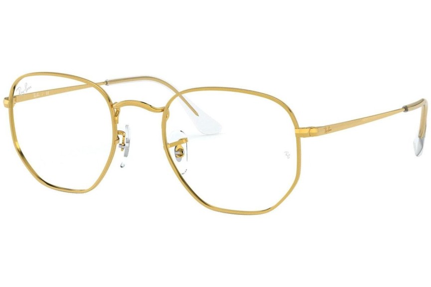 Briller Ray-Ban Hexagonal RX6448 3086 Firkantet Guld