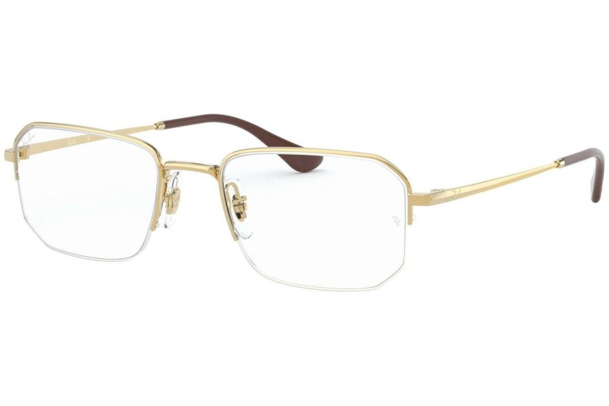 Okulary korekcyjne Ray-Ban RX6449 2500 Prostokątne Złote