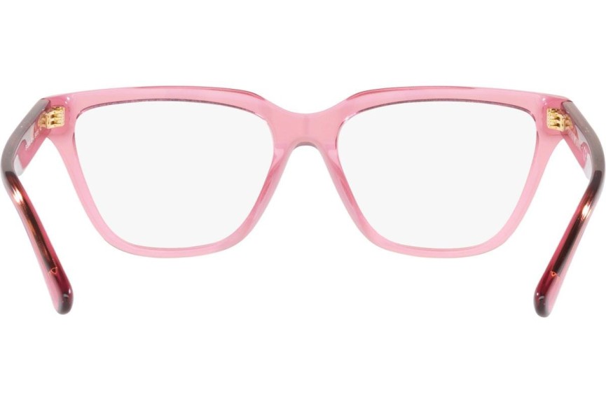 Okulary korekcyjne Emporio Armani EA3208 5544 Kocie oczy Różowe