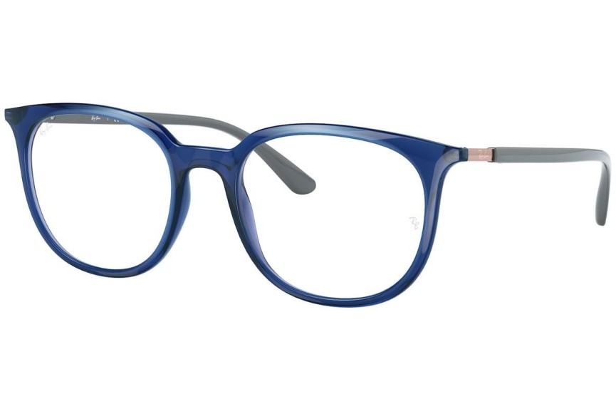 Okulary korekcyjne Ray-Ban RX7190 8084 Kwadratowe Niebieskie