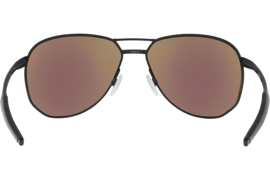 Okulary przeciwsłoneczne Oakley Contrail TI OO6050-04 PRIZM Sapphire Polarized Pilotki (Aviator) Szare