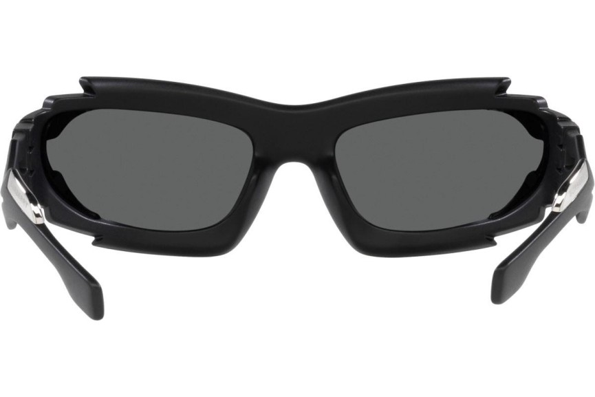 Okulary przeciwsłoneczne Burberry Marlowe BE4384 346487 Prostokątne Czarne