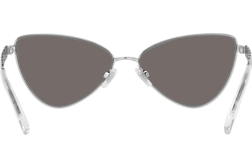 Okulary przeciwsłoneczne Dolce & Gabbana DG2290 05/6G Kocie oczy Srebrne