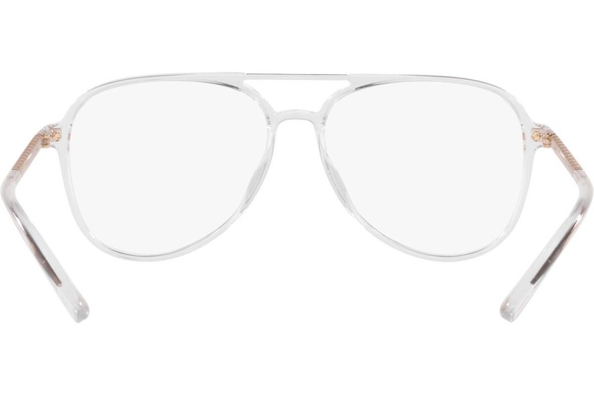Okulary korekcyjne Michael Kors Ladue MK4096U 3015SB blue-light [non-prescription] Pilotki (Aviator) Przezroczyste