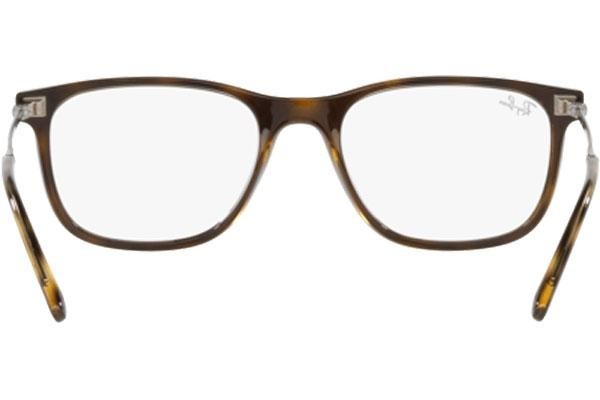 Okulary korekcyjne Ray-Ban RX7244 2012 Prostokątne Havana