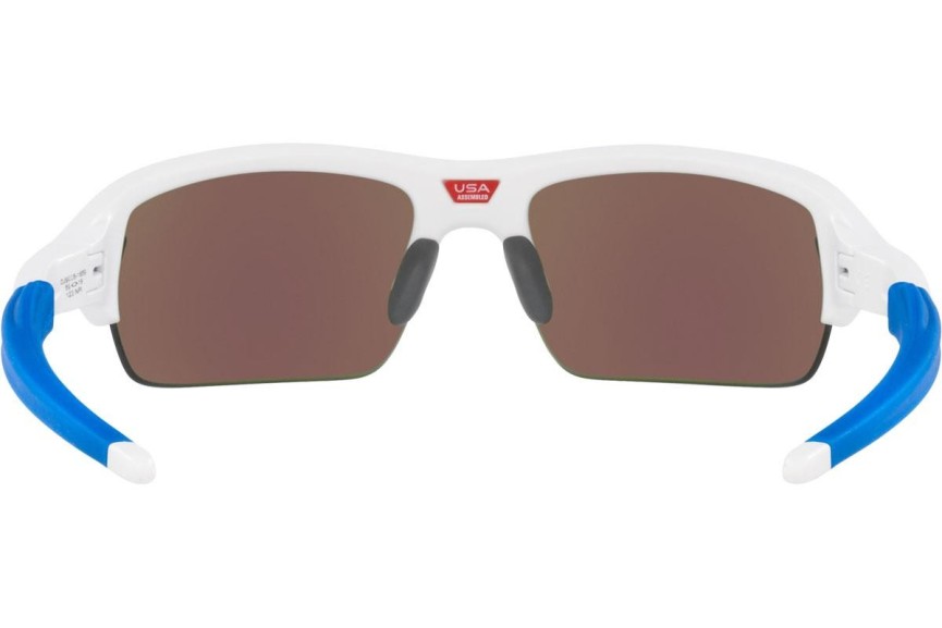 Okulary przeciwsłoneczne Oakley Flak XS OJ9005-16 Prostokątne Białe