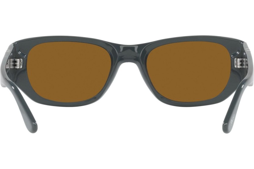 Okulary przeciwsłoneczne Persol PO3307S 117333 Prostokątne Szare