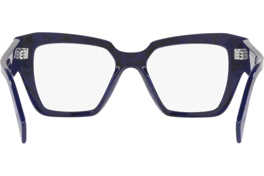 Okulary korekcyjne Prada PR09ZV 18D1O1 Kwadratowe Niebieskie