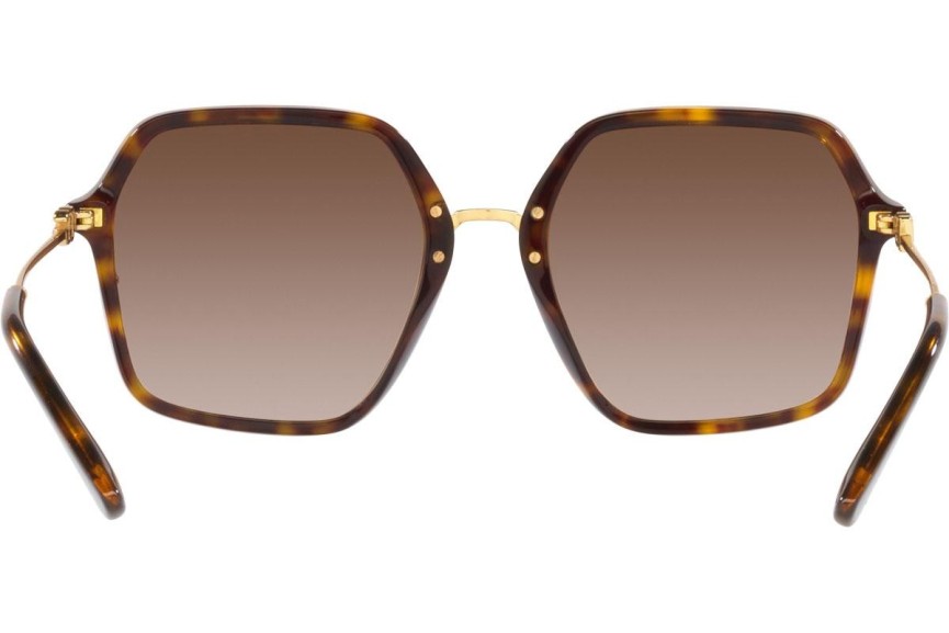 Okulary przeciwsłoneczne Dolce & Gabbana DG4422 502/13 Kwadratowe Havana