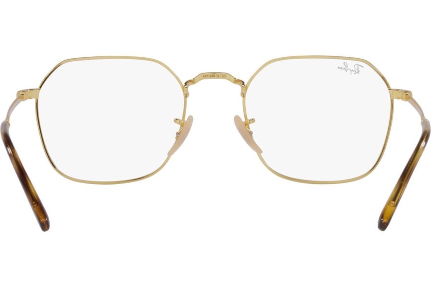 Okulary korekcyjne Ray-Ban Jim RX3694V 2500 Kwadratowe Złote