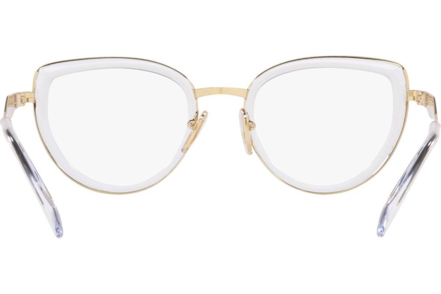 Okulary korekcyjne Prada PR54ZV 2AZ1O1 Kocie oczy Przezroczyste