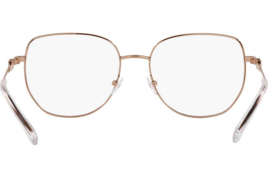 Okulary korekcyjne Michael Kors Belleville MK3062 1108SB blue-light [non-prescription] Kwadratowe Złote