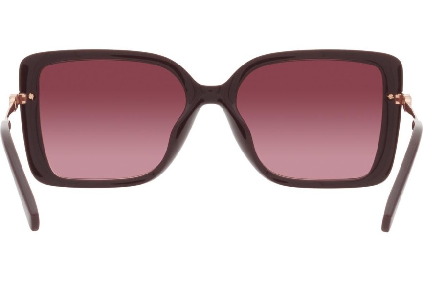 Okulary przeciwsłoneczne Michael Kors Castellina MK2174U 33448H Prostokątne Brązowe
