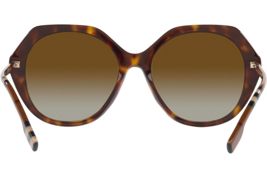 Okulary przeciwsłoneczne Burberry Vanessa BE4375 4017T5 Polarized Oversize Havana
