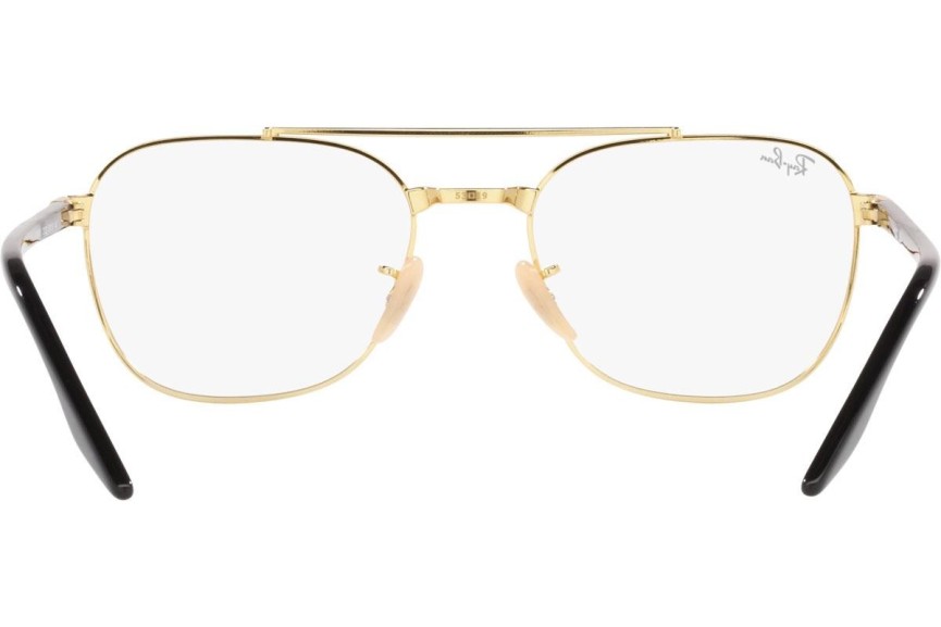 Okulary korekcyjne Ray-Ban RX6485 3122 Kwadratowe Złote