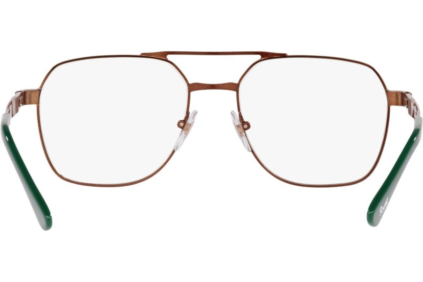Okulary przeciwsłoneczne Persol PO1004S 1124GH Kwadratowe Brązowe