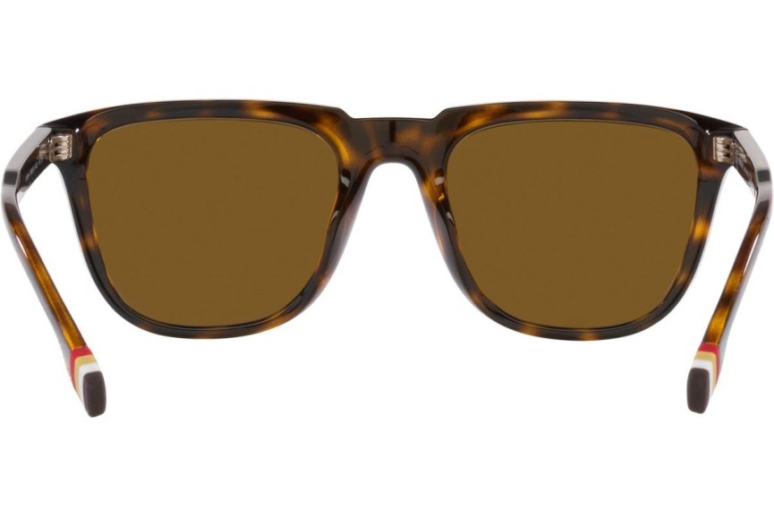 Okulary przeciwsłoneczne Burberry George BE4381U 300283 Polarized Kwadratowe Havana