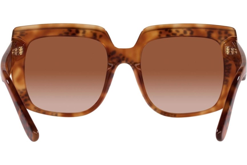 Okulary przeciwsłoneczne Dolce & Gabbana DG4414 338013 Kwadratowe Havana