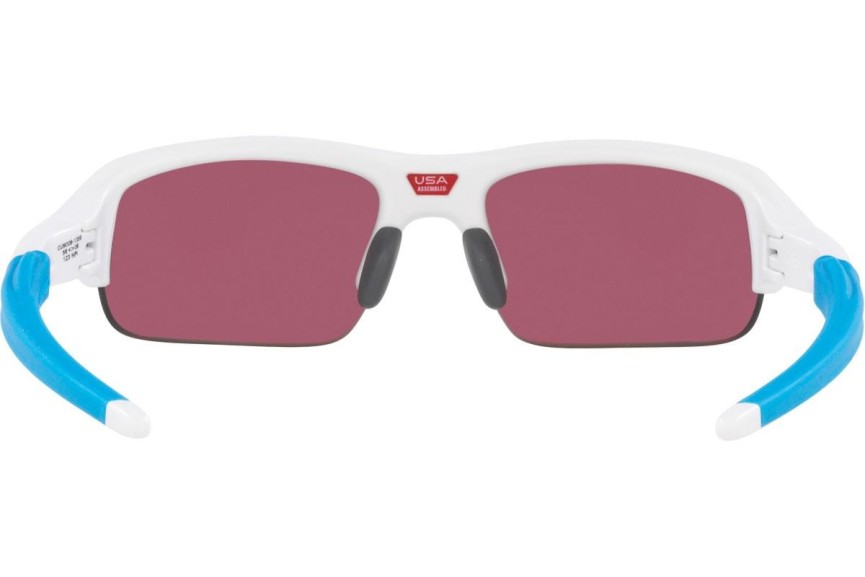 Ochelari de soare Oakley Flak XXS OJ9008-13 Dreptunghiulari Albi