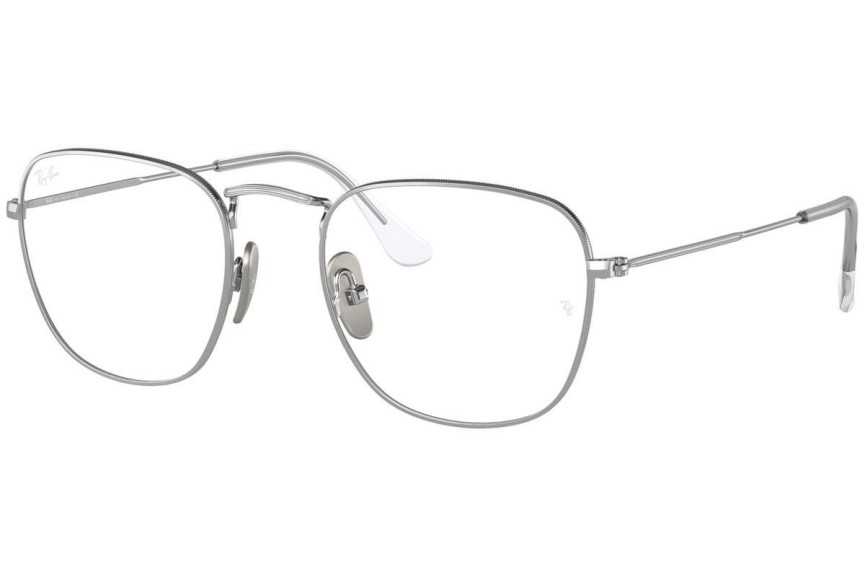 Okulary korekcyjne Ray-Ban Frank Titanium Collection RX8157V 1224 Kwadratowe Srebrne