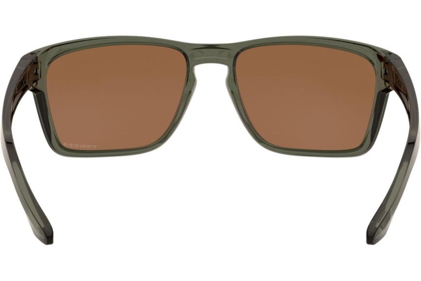 Okulary przeciwsłoneczne Oakley Sylas OO9448-14 Prostokątne Zielone