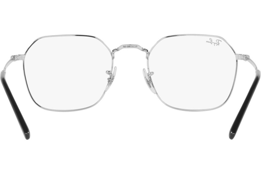 Okulary korekcyjne Ray-Ban Jim RX3694V 2501 Kwadratowe Srebrne