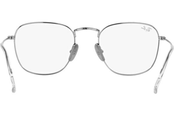 Okulary korekcyjne Ray-Ban Frank Titanium Collection RX8157V 1224 Kwadratowe Srebrne