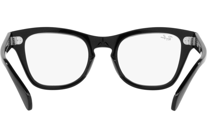 Okulary korekcyjne Ray-Ban RX0707V 2000 Kwadratowe Czarne