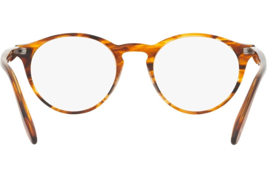 Okulary korekcyjne Persol PO3092V 9066 Okrągłe Brązowe