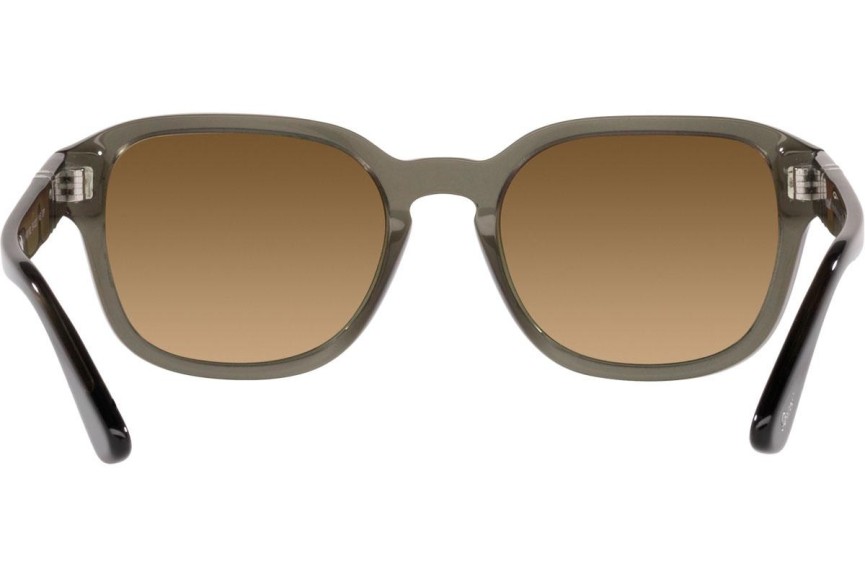 Okulary przeciwsłoneczne Persol PO3305S 1103M2 Polarized Kwadratowe Szare
