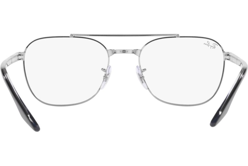 Okulary korekcyjne Ray-Ban RX6485 2502 Kwadratowe Srebrne